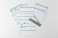 Flat lay of backyard oasis planning template pack with budget planner, layout grids, and timeline charts